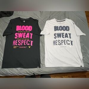 2 project rock BSR graphic tshirts  size Medium